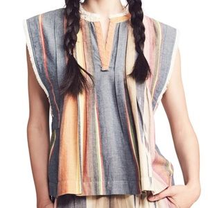 NWT Faherty Brand Mary Top. Size M.